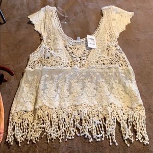 Lace tank top